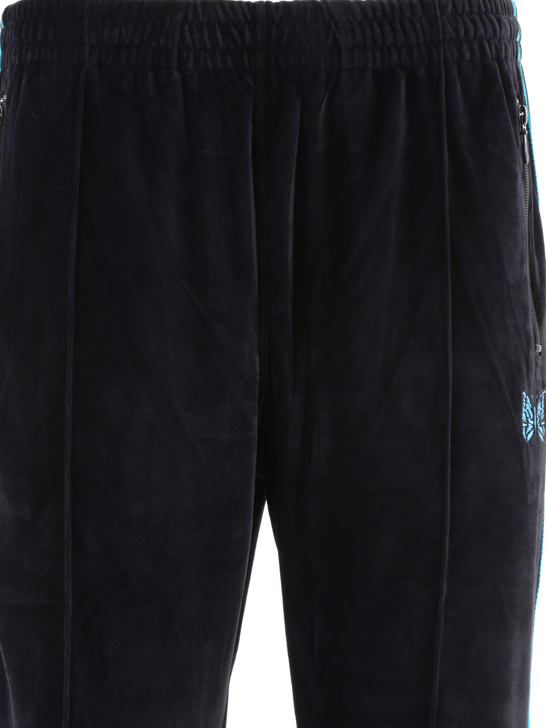 Velvet Track Trousers Black