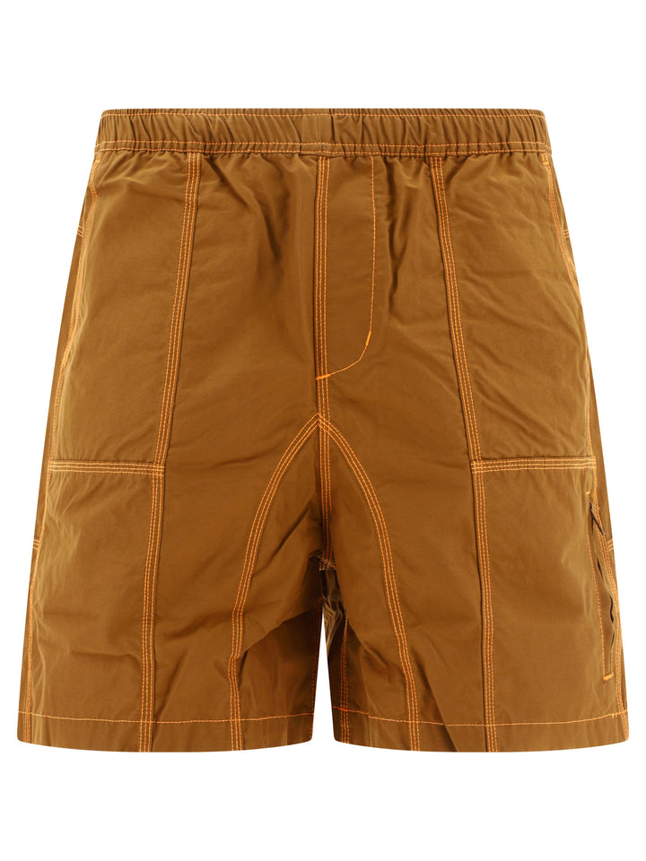 Triple Needle Short Brown