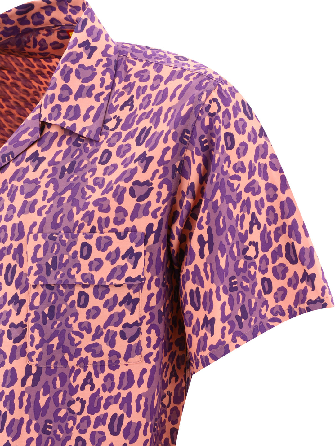 Leopard Aloha Shirts Pink