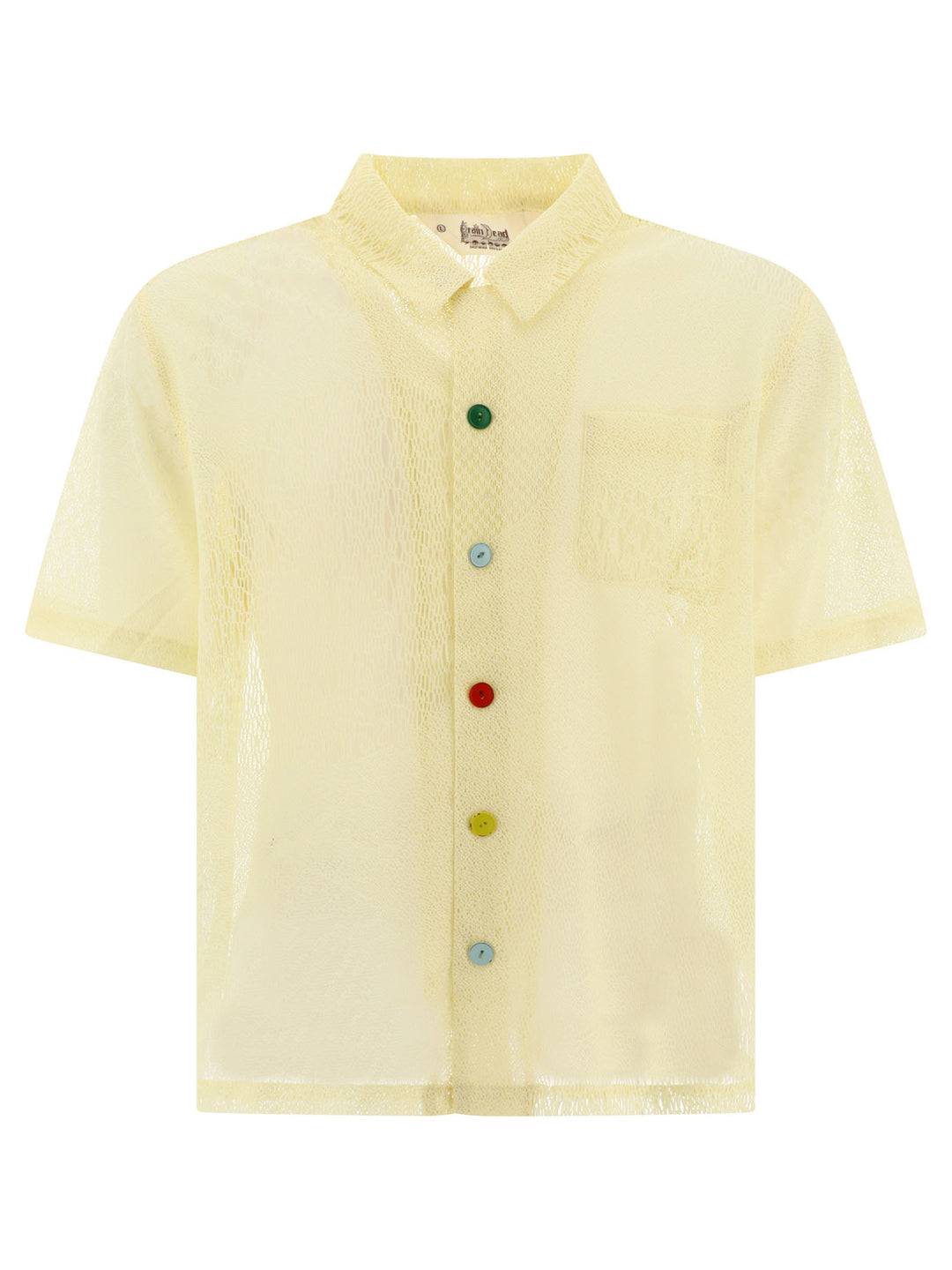 Engineered Mesh Shirts Yellow