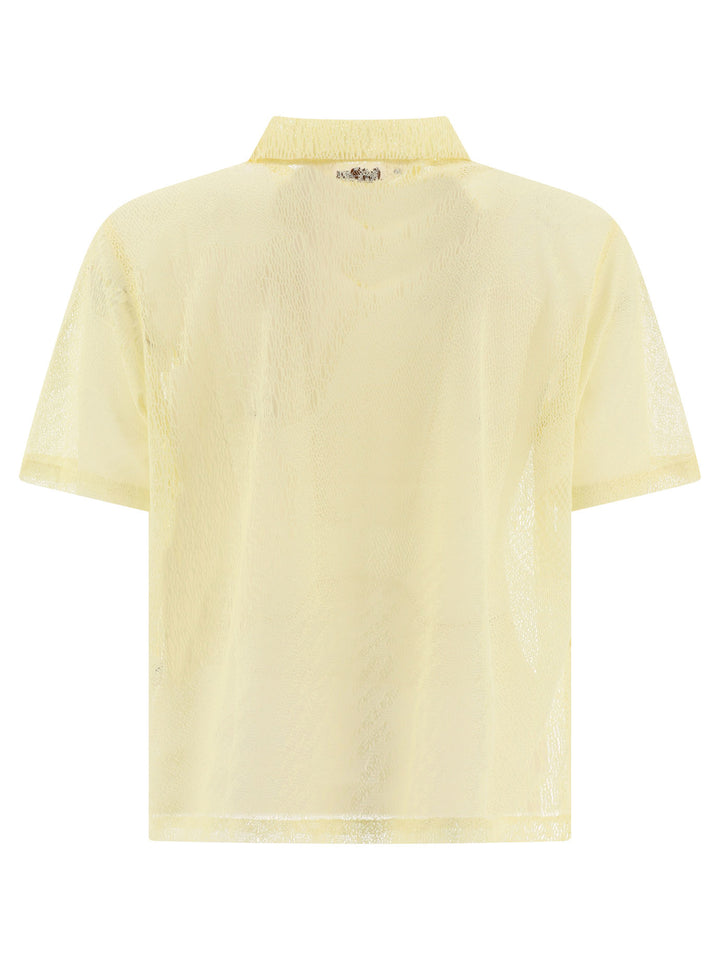 Engineered Mesh Shirts Yellow