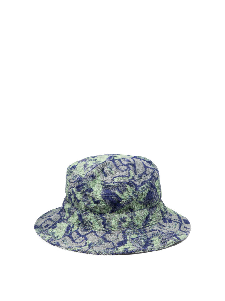 Abstract Pile Hats Green