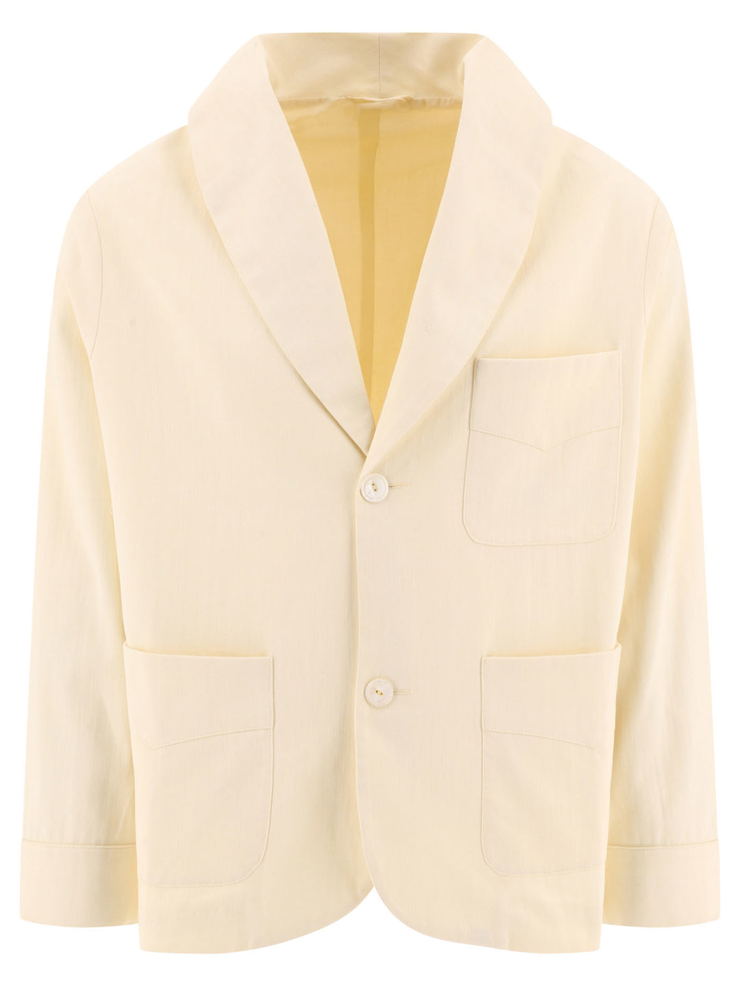 Herringbone Smoking Jackets Beige