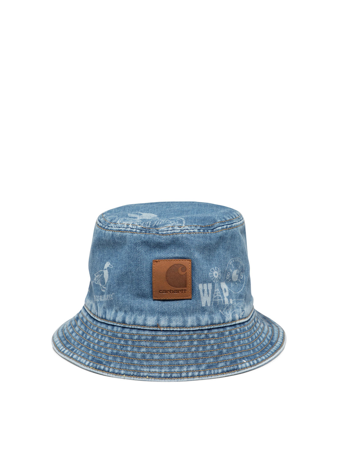 Stamp Hats Light Blue