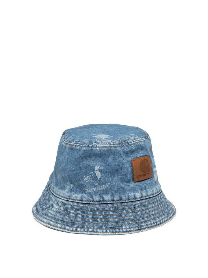 Stamp Hats Light Blue