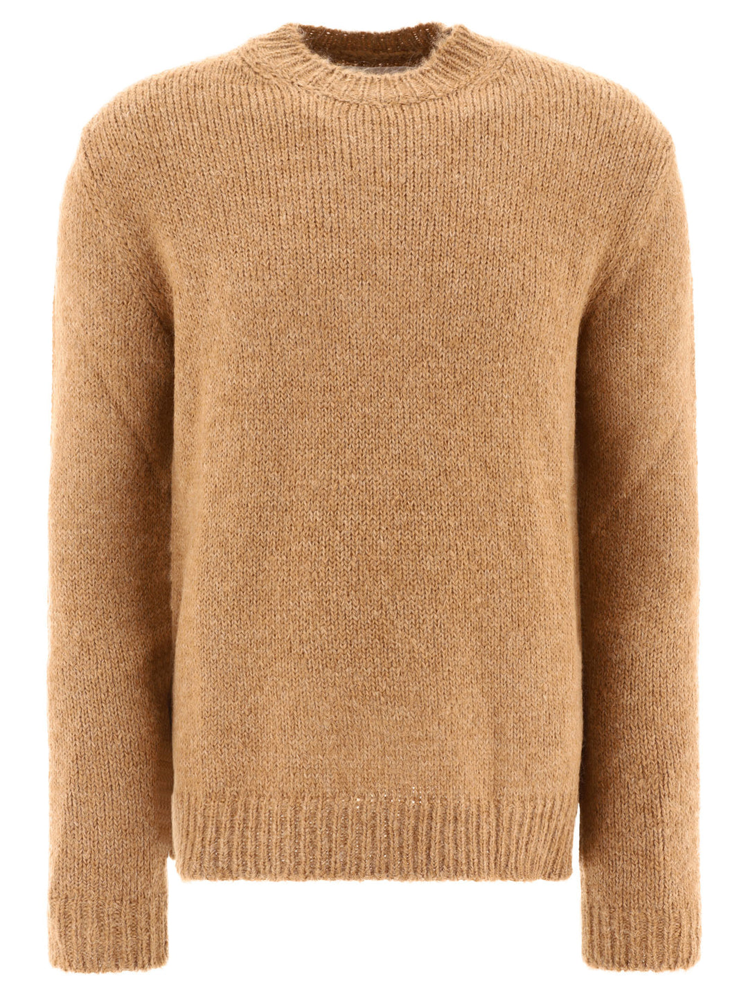 MéLange-Effect Sweater Knitwear Beige