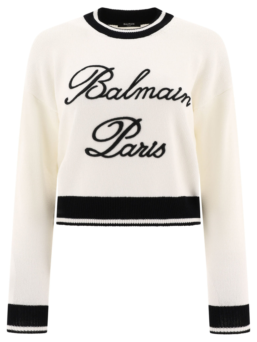 Balmain Signature Knitwear White