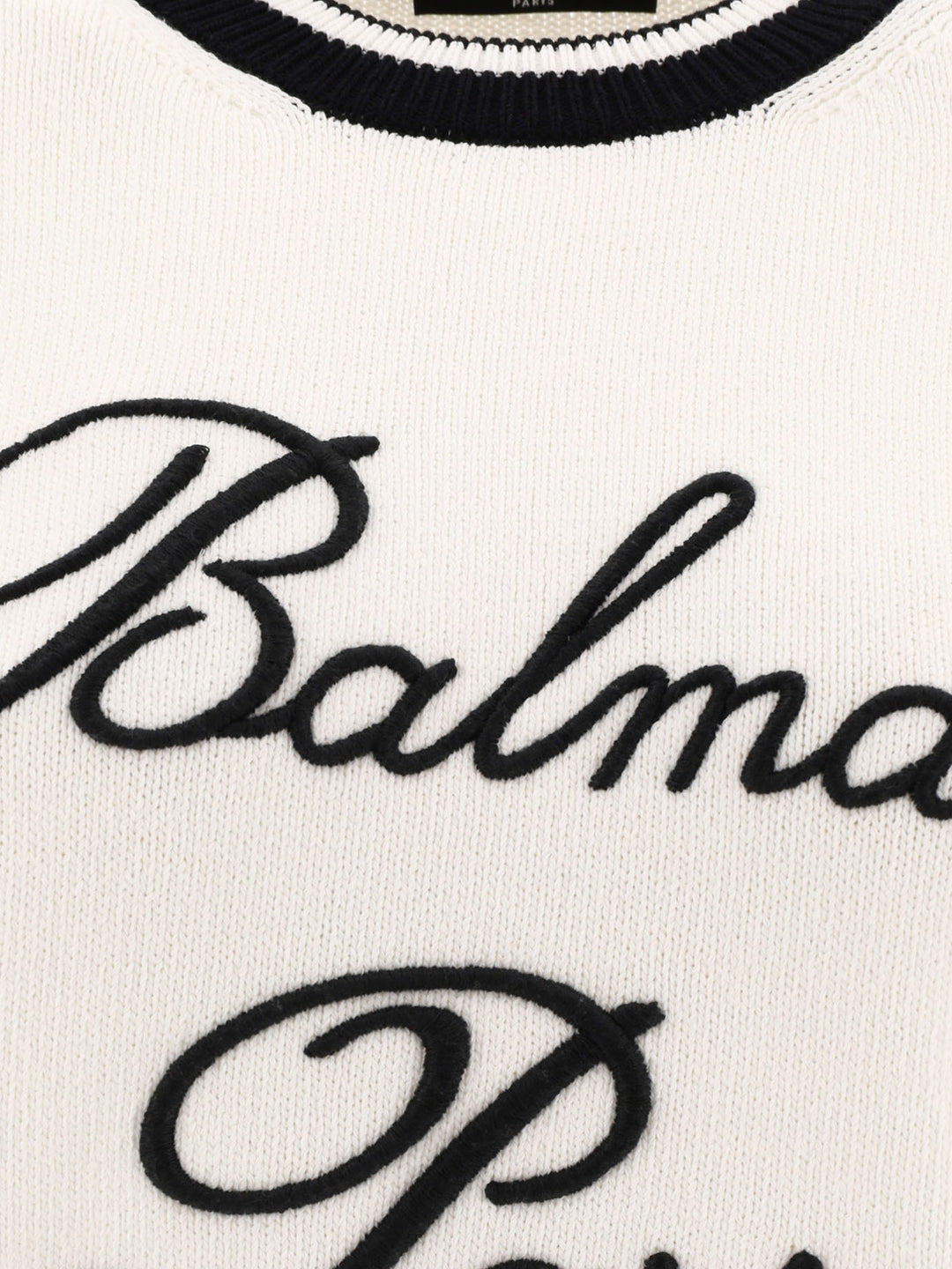 Balmain Signature Knitwear White