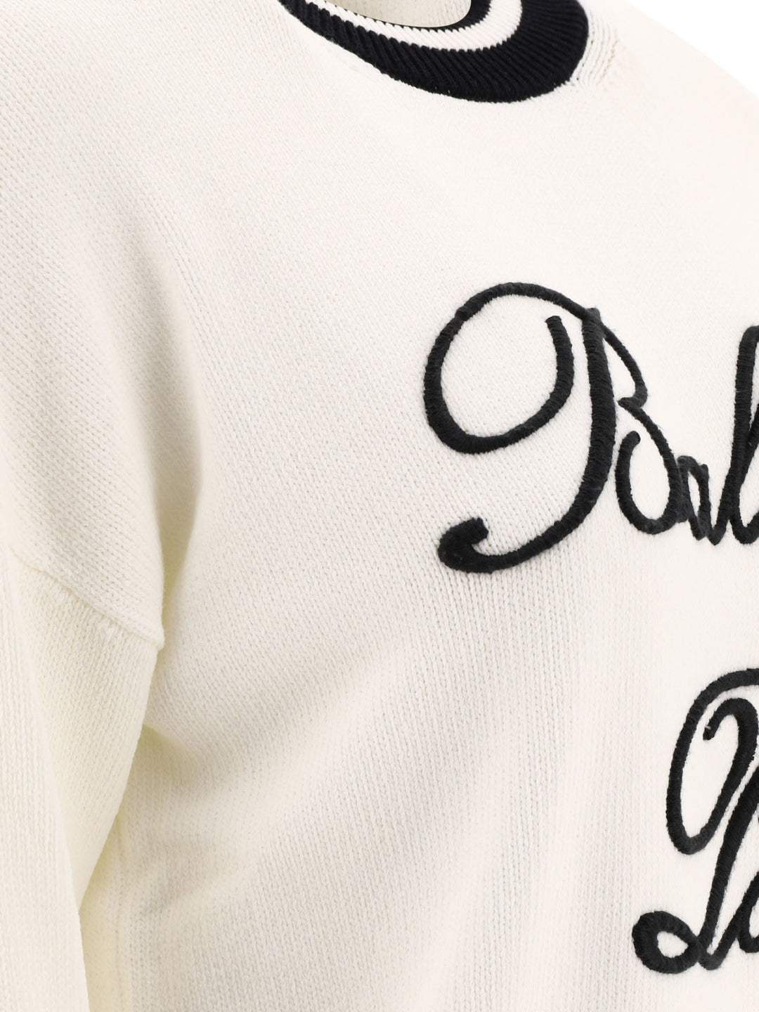 Balmain Signature Knitwear White