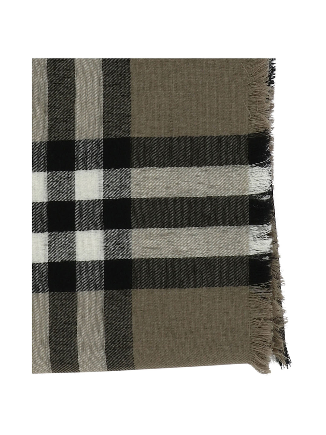 Giant Check Scarves Beige