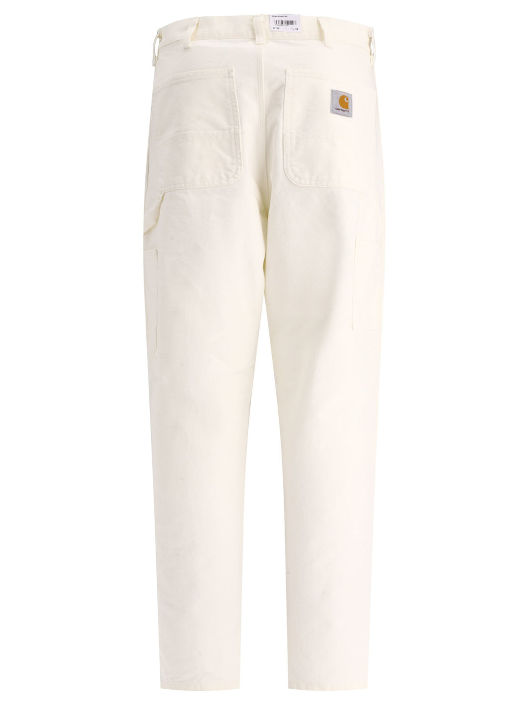 Single Knee Trousers White