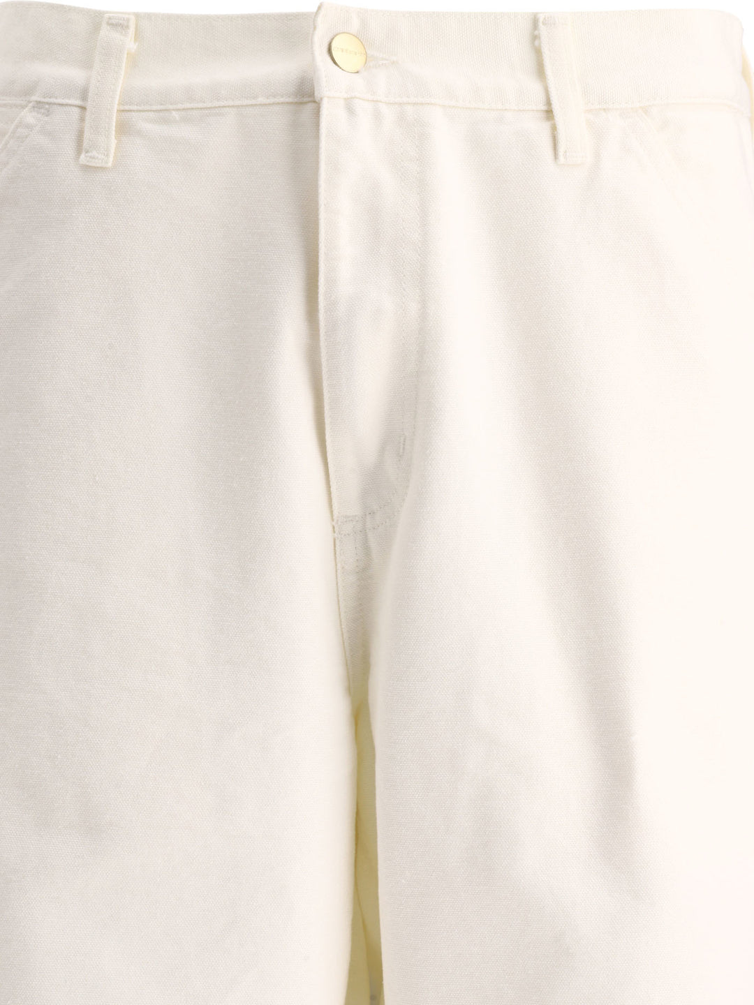 Single Knee Trousers White