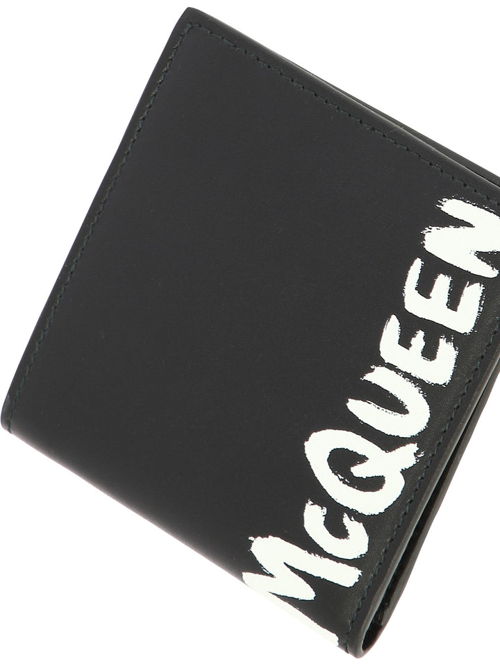 Mcqueen Graffiti Wallets & Card Holders Black