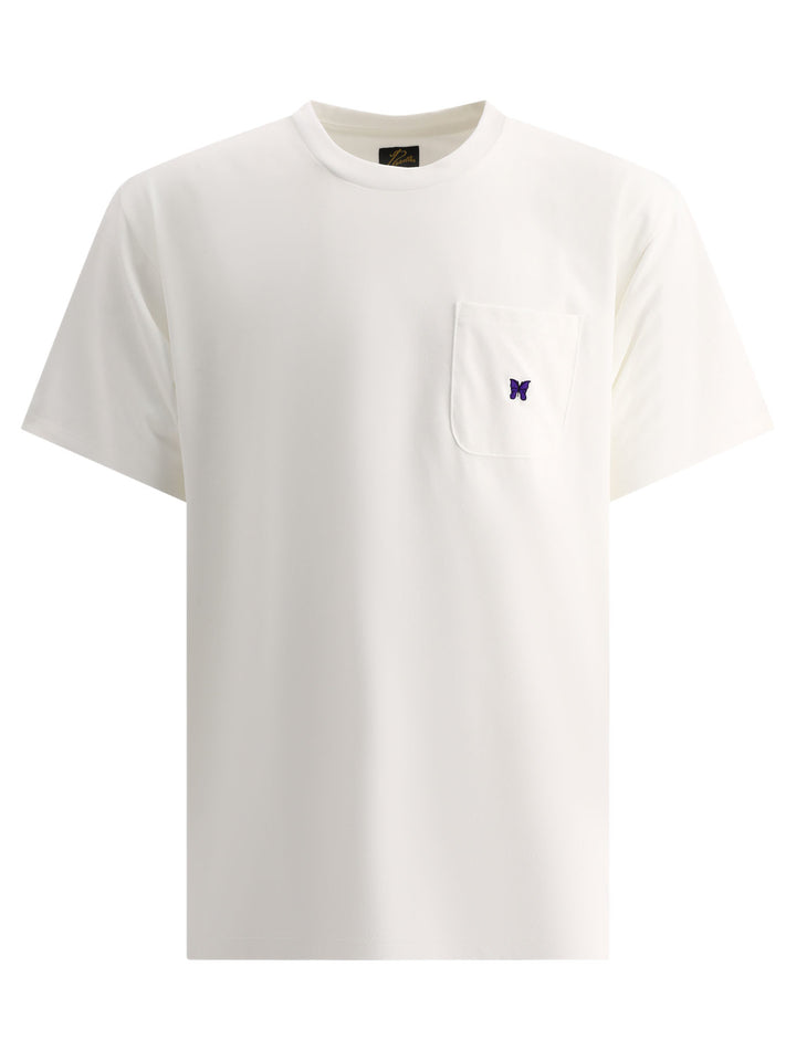 T-Shirt With Embroidery And Patch Pocket T-Shirts White