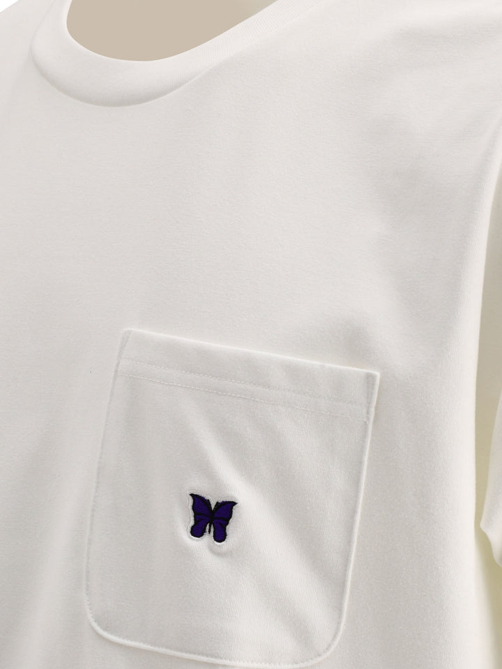 T-Shirt With Embroidery And Patch Pocket T-Shirts White