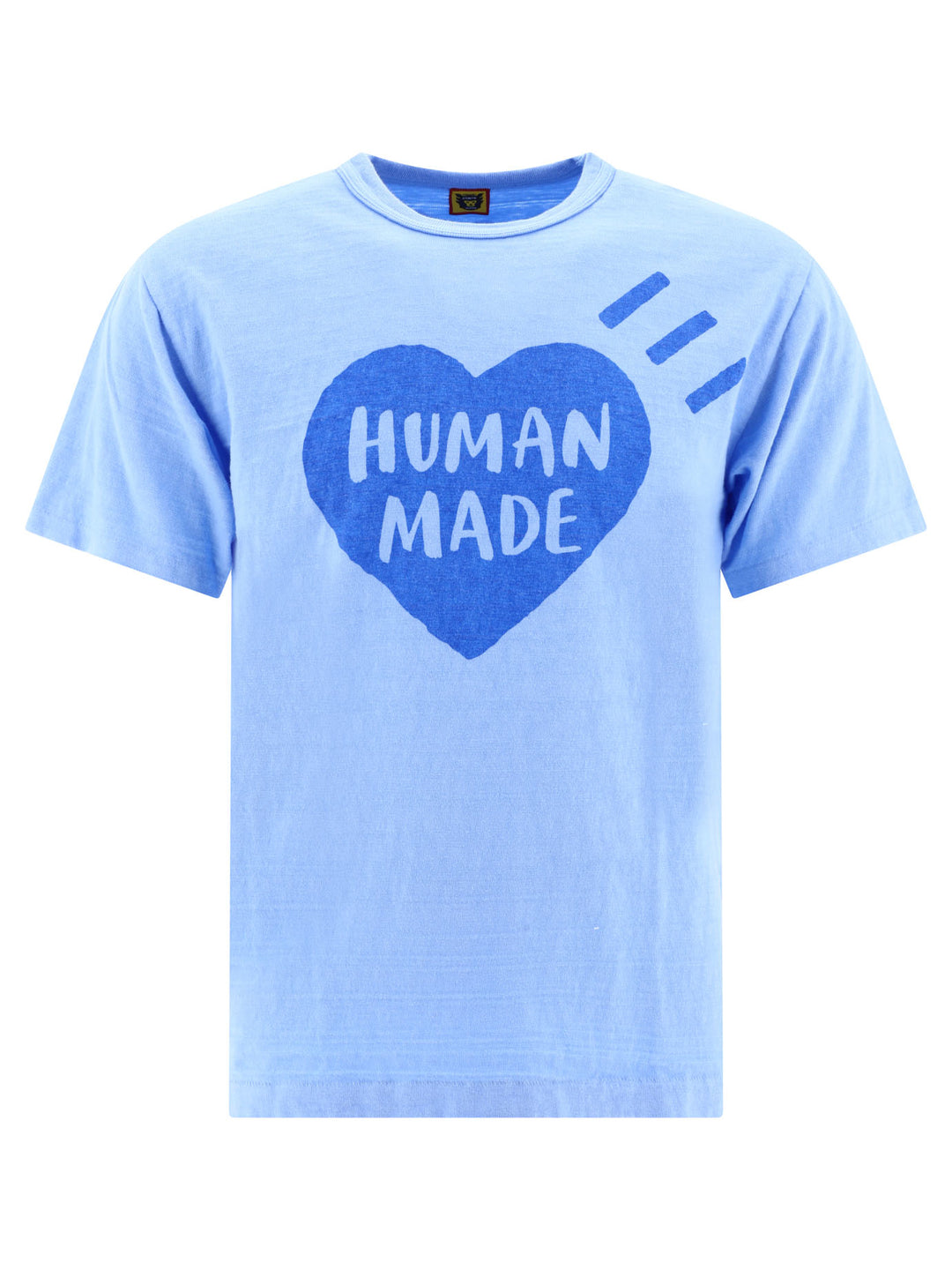 T-Shirt With Printed Logo T-Shirts Light Blue