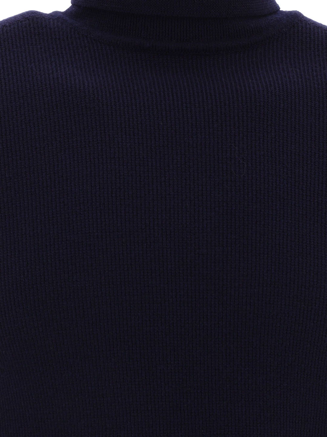 Sweater With Patch Logo Knitwear Blue