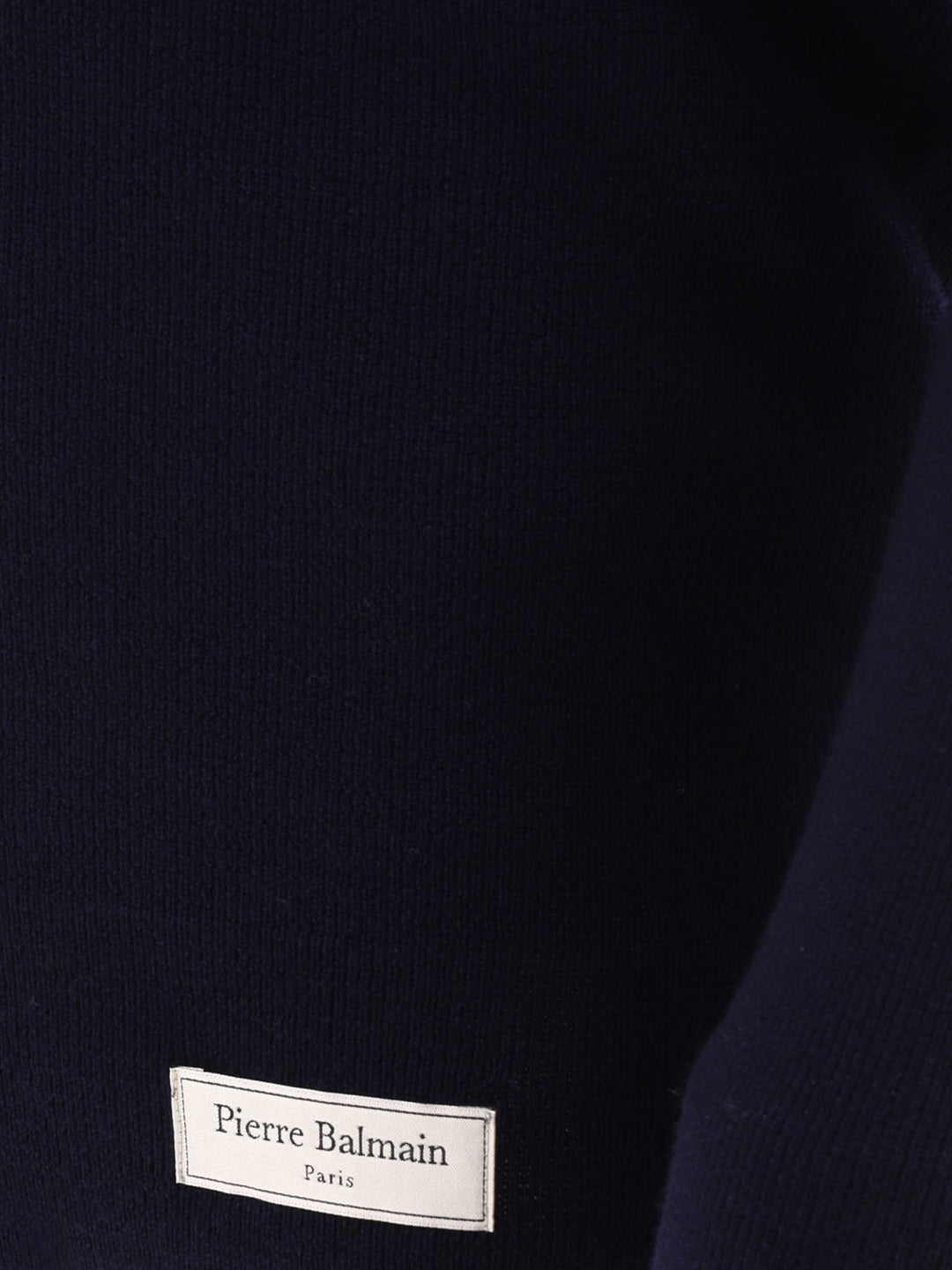 Sweater With Patch Logo Knitwear Blue