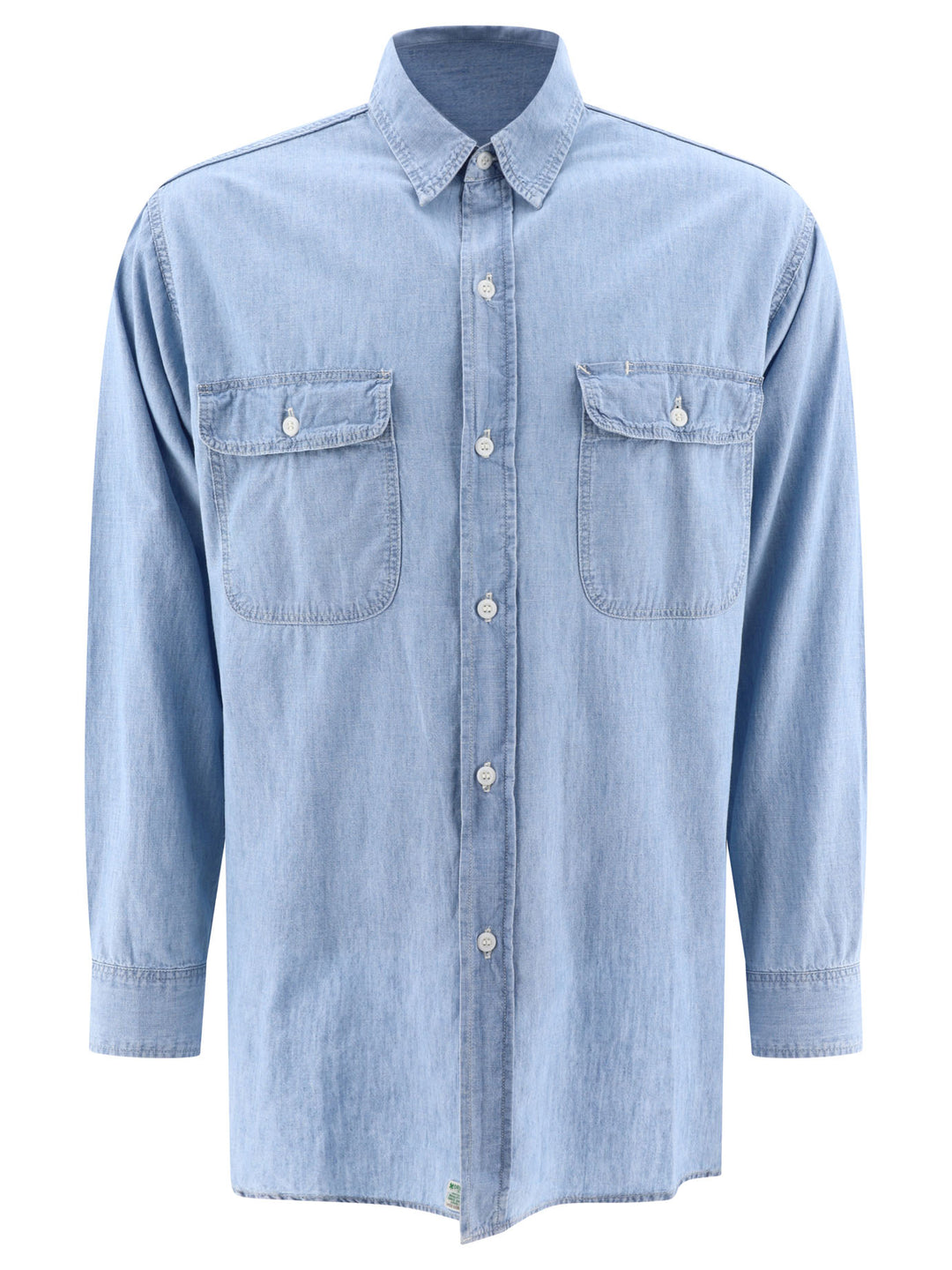 Shirt With Chest Pockets Shirts Light Blue