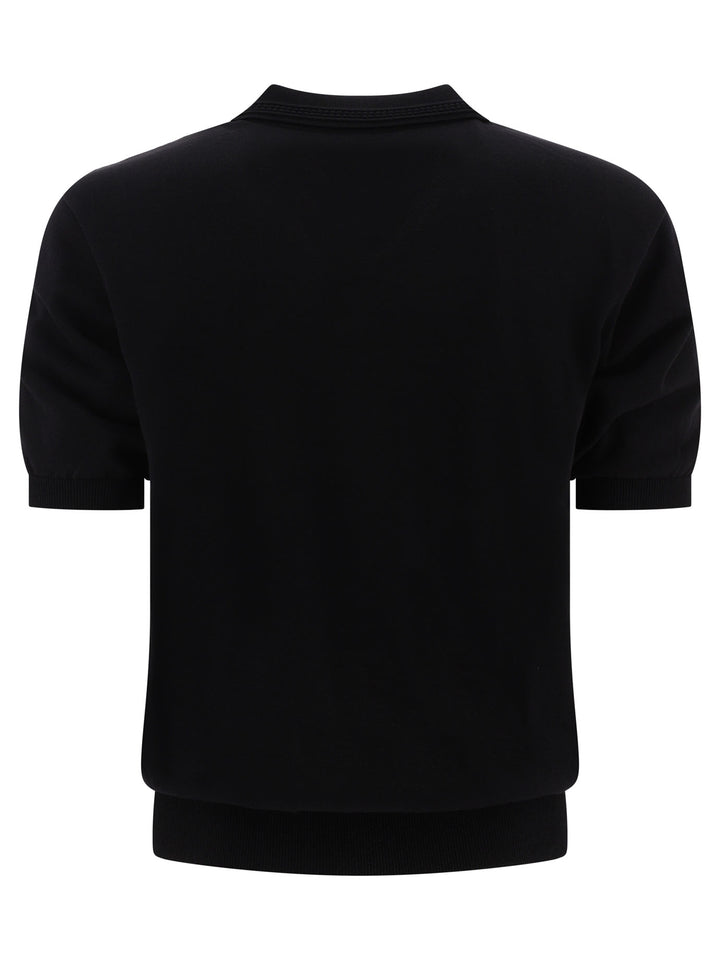 Oyster Aloha Polo Shirts Black