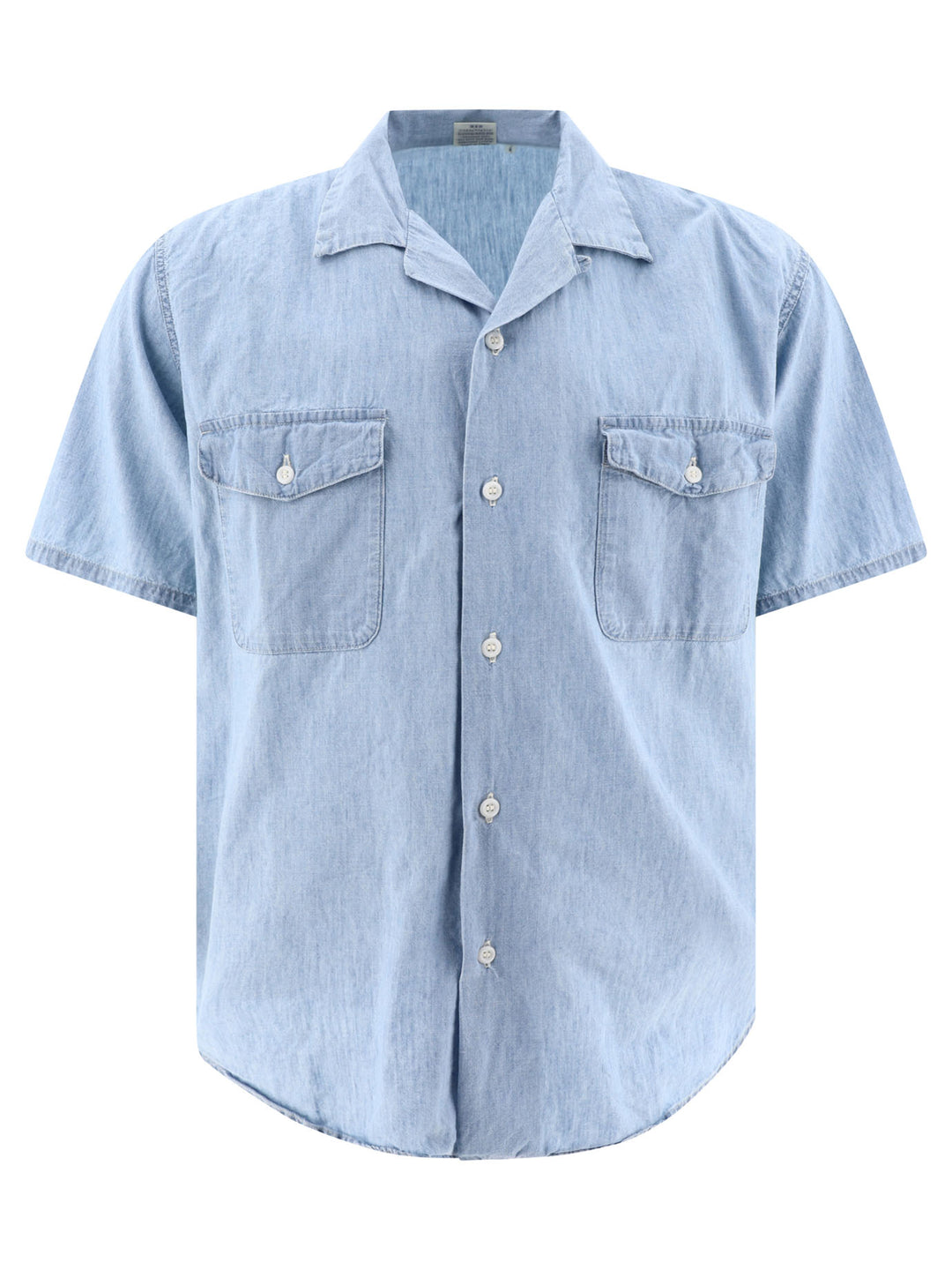 Shirt With Patch Pockets Shirts Light Blue