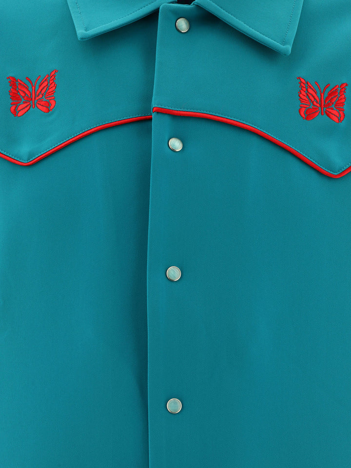 Piping Cowboy Jackets Light Blue