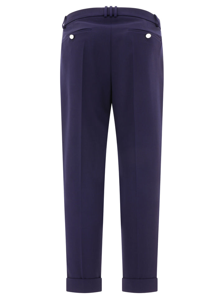 Twill Tailored Trousers Blue