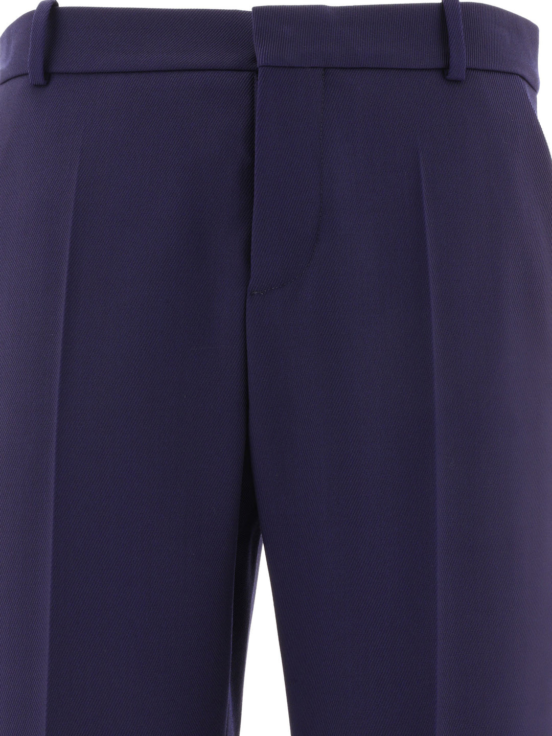 Twill Tailored Trousers Blue