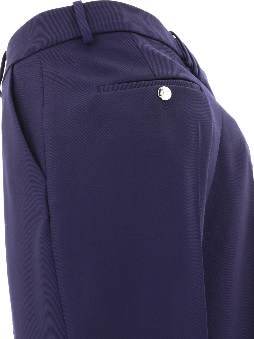 Twill Tailored Trousers Blue