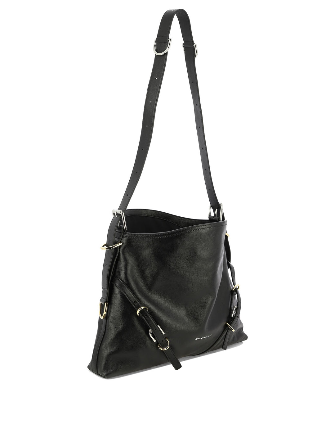 Medium Voyou Shoulder Bags Black