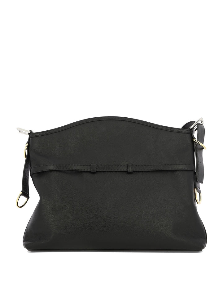 Medium Voyou Shoulder Bags Black