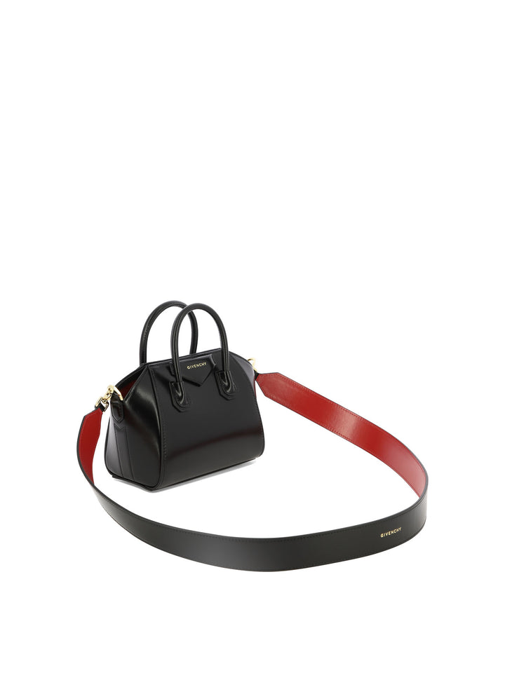 Antigona Toy Shoulder Bags Black