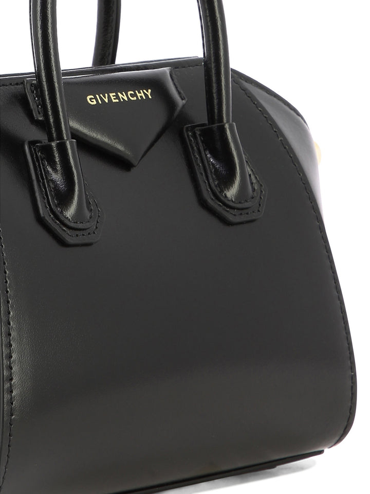 Antigona Toy Shoulder Bags Black