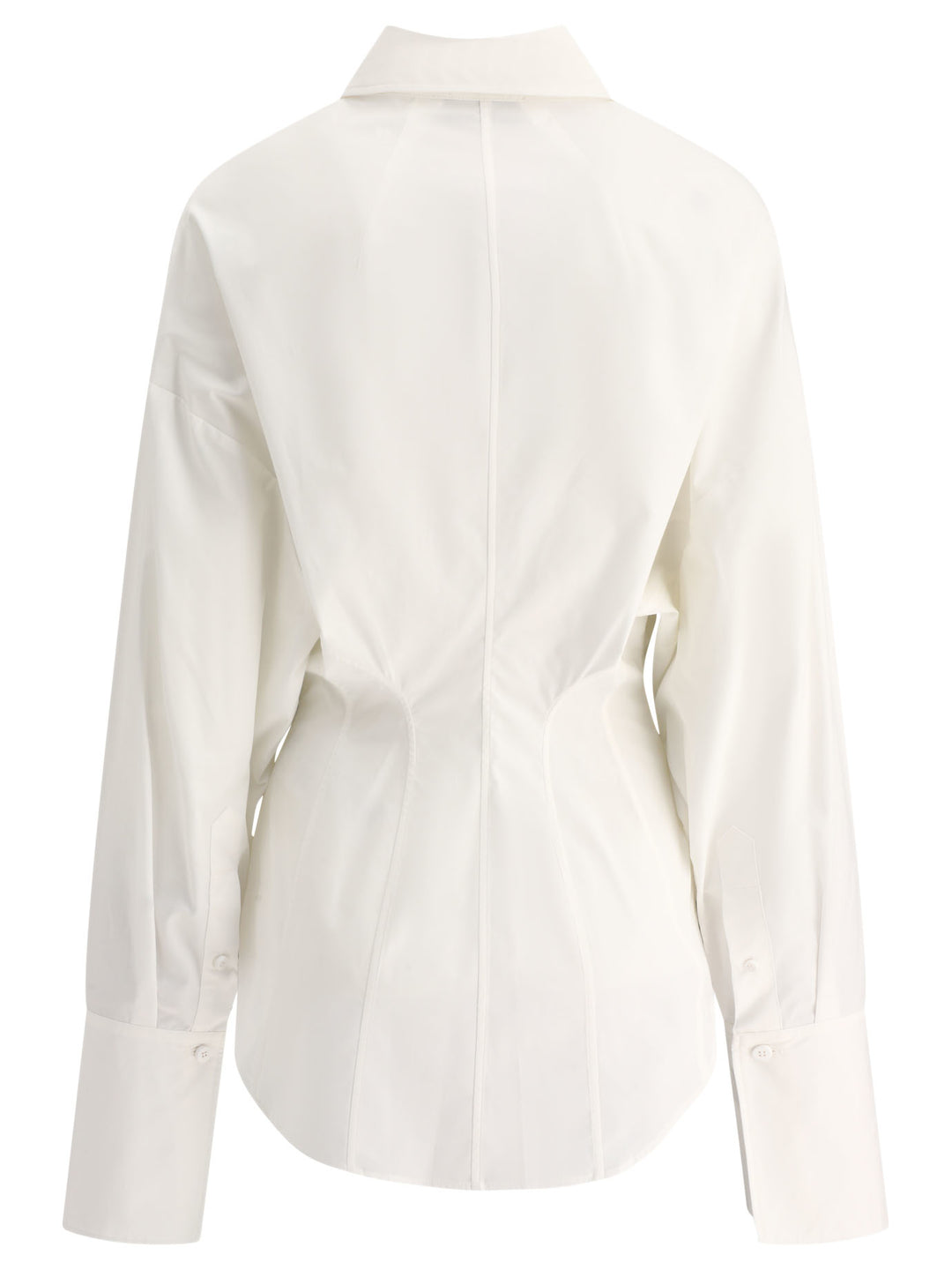 Asymmetric Shirt Shirts White