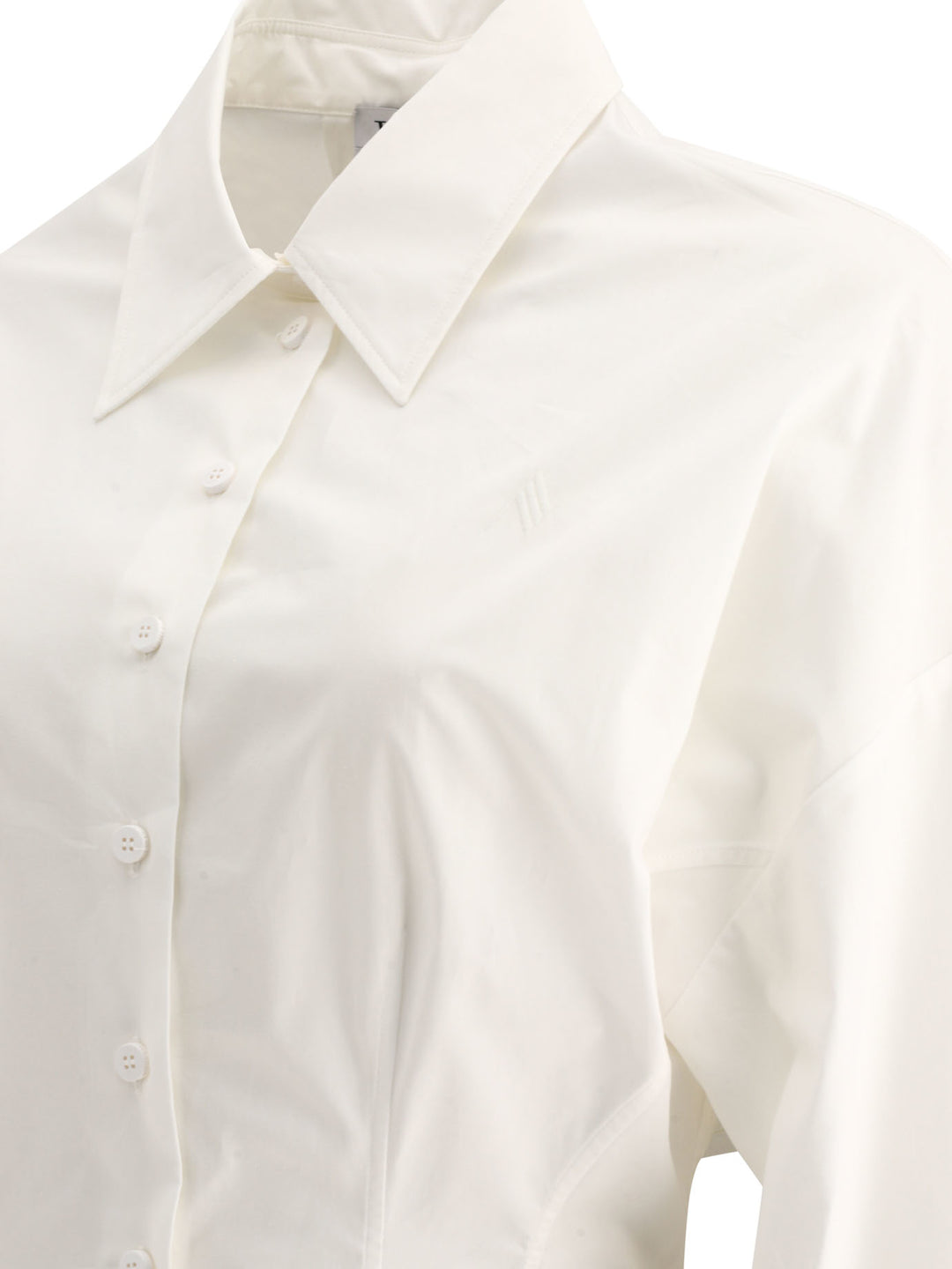 Asymmetric Shirt Shirts White