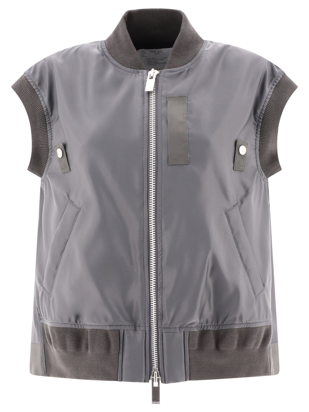 Nylon Twill Vest Jacket Jackets Grey