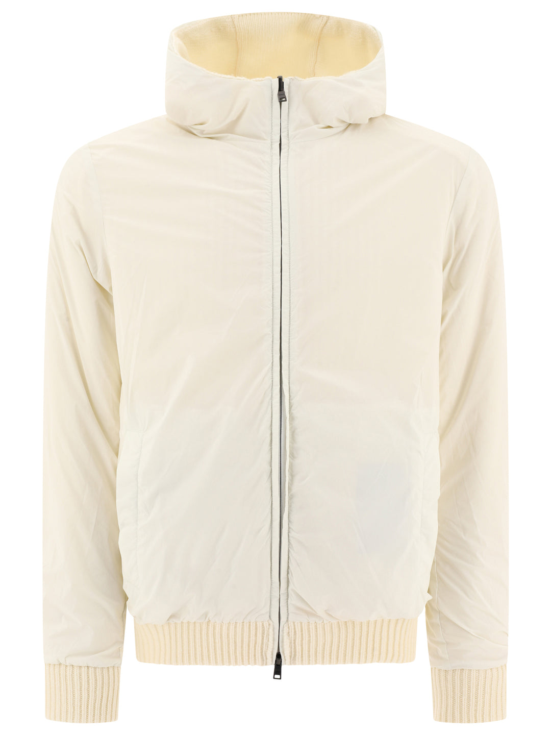 Reversibile Sweater-Style Jacket Jackets White