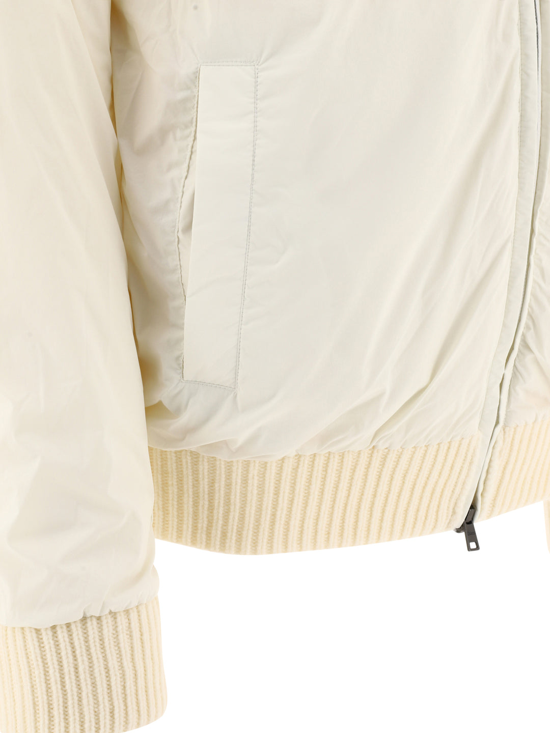 Reversibile Sweater-Style Jacket Jackets White