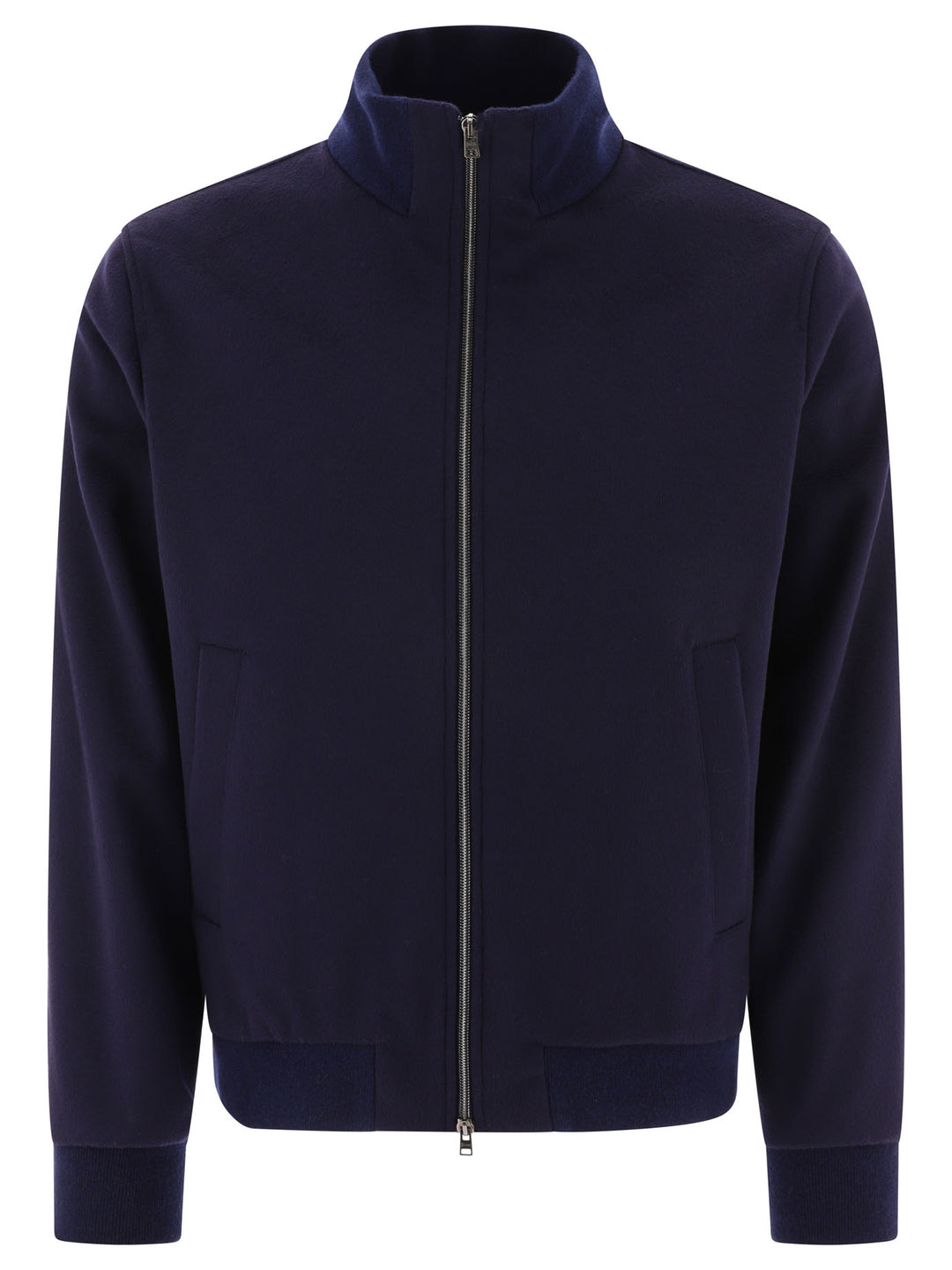 Wool Bomber Jacket Jackets Blue