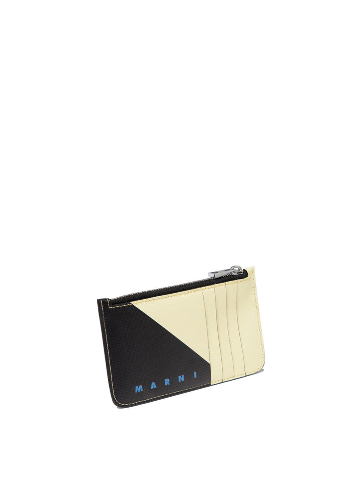 Bicolour Card Holder Wallets & Card Holders Black