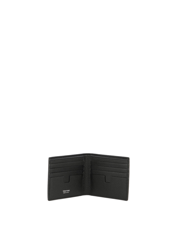 T Line Wallets & Card Holders Black