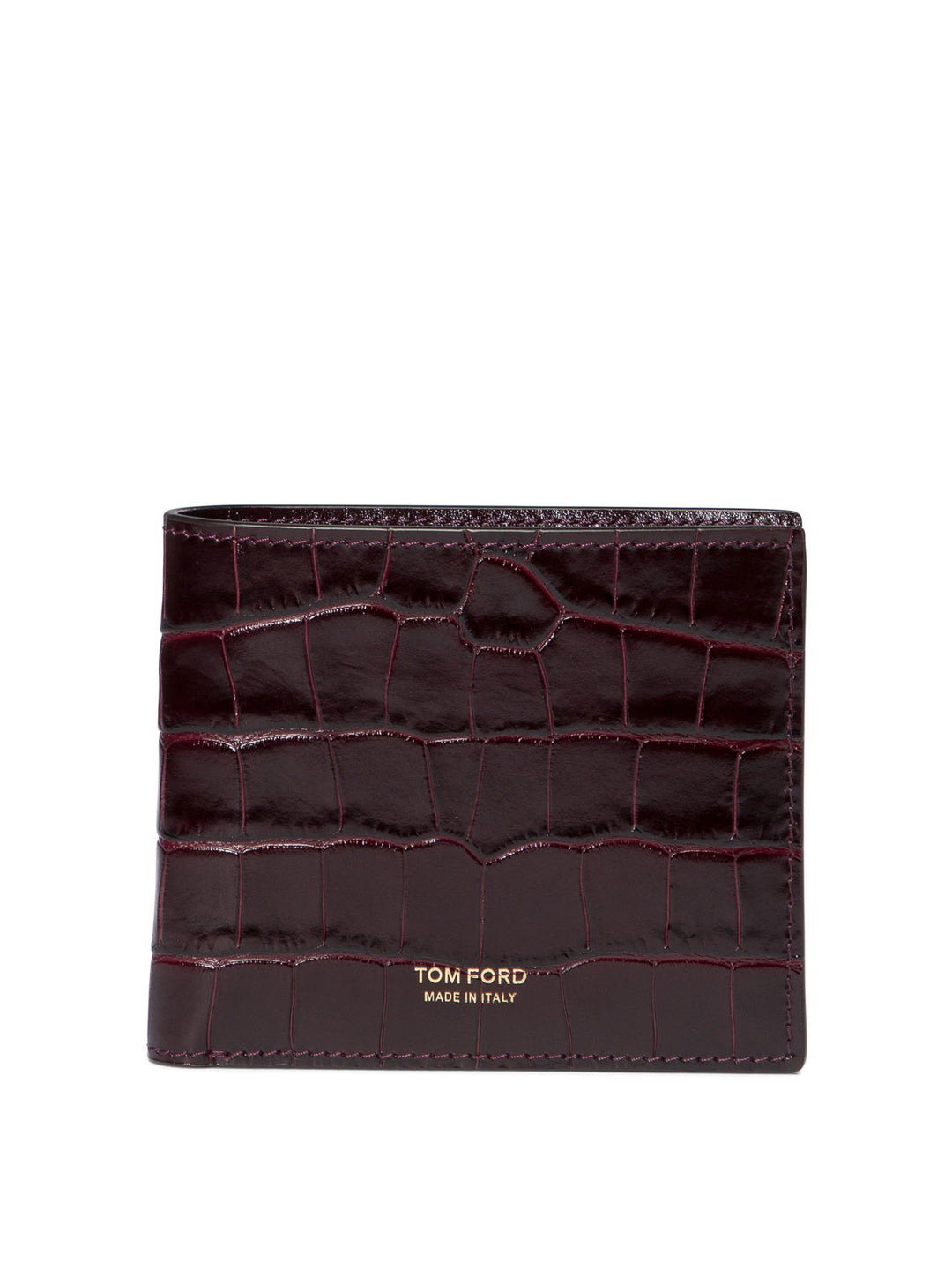 Croc T Line Wallets & Card Holders Bordeaux