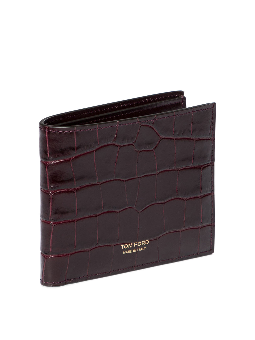 Croc T Line Wallets & Card Holders Bordeaux