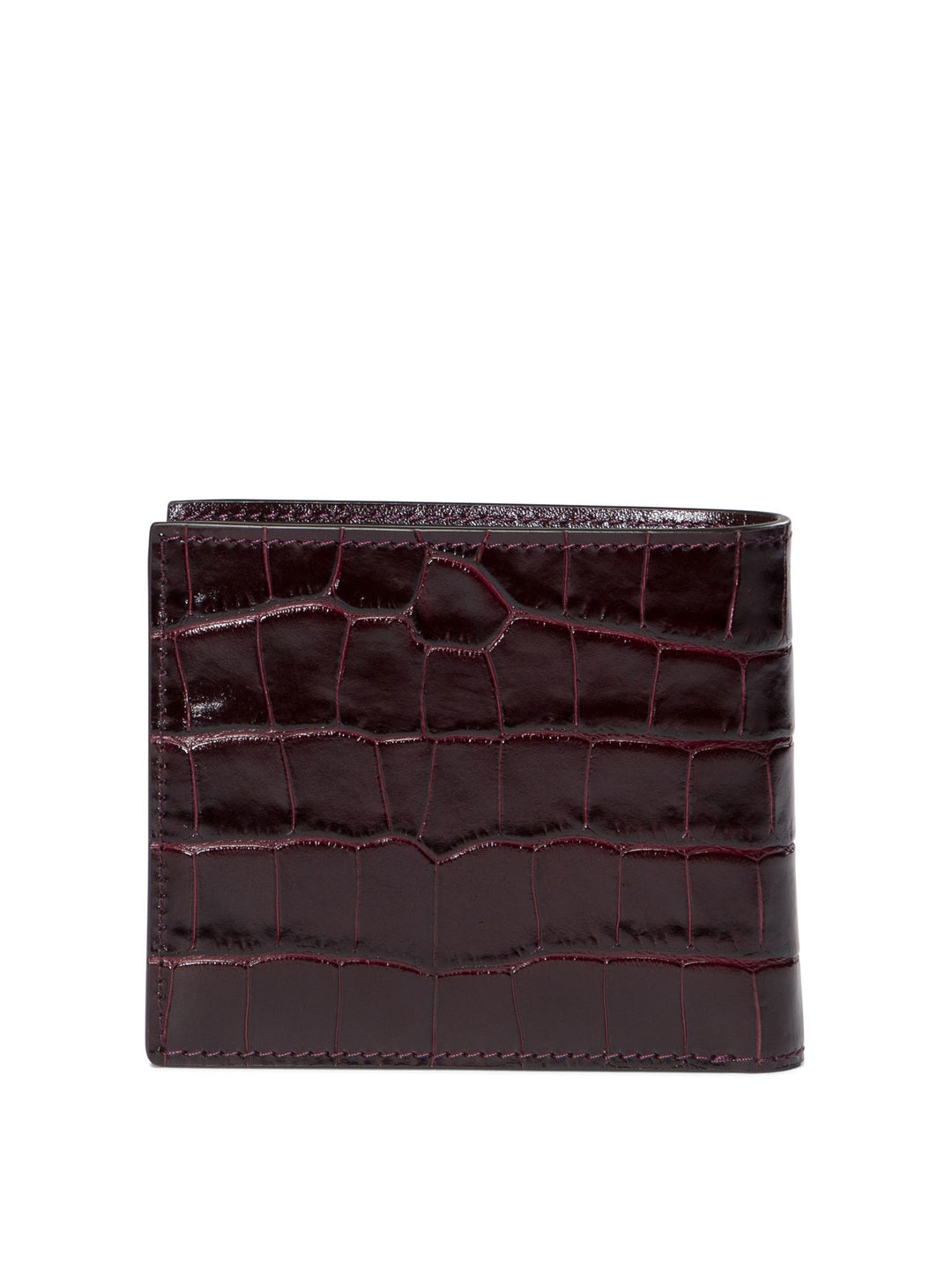 Croc T Line Wallets & Card Holders Bordeaux