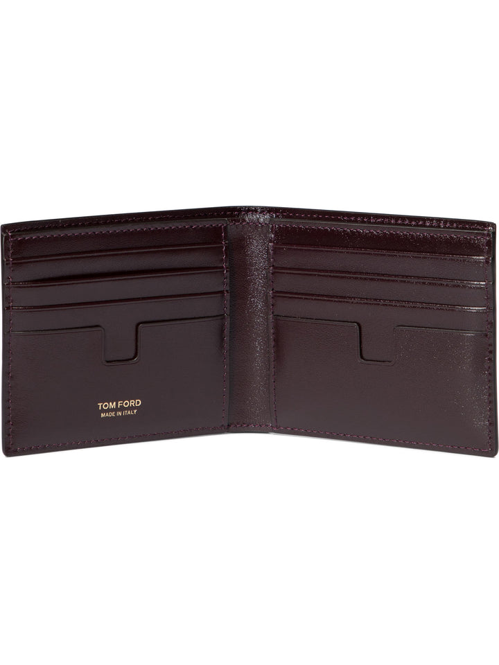 Croc T Line Wallets & Card Holders Bordeaux