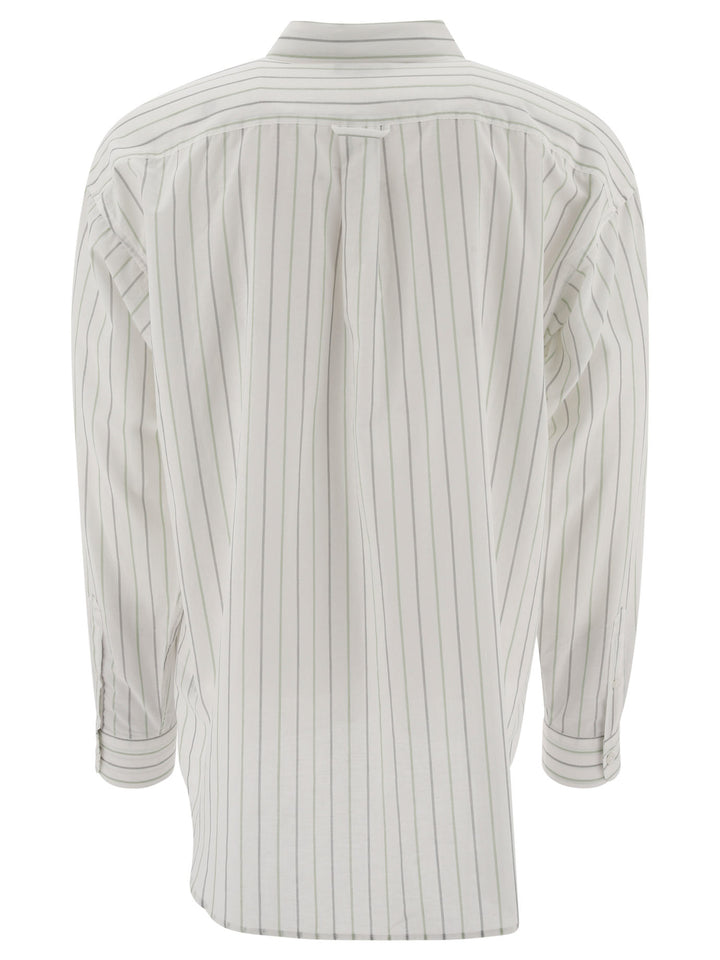 Classic Striped Shirt Shirts White