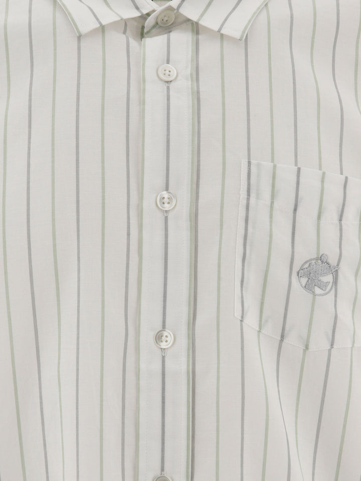 Classic Striped Shirt Shirts White