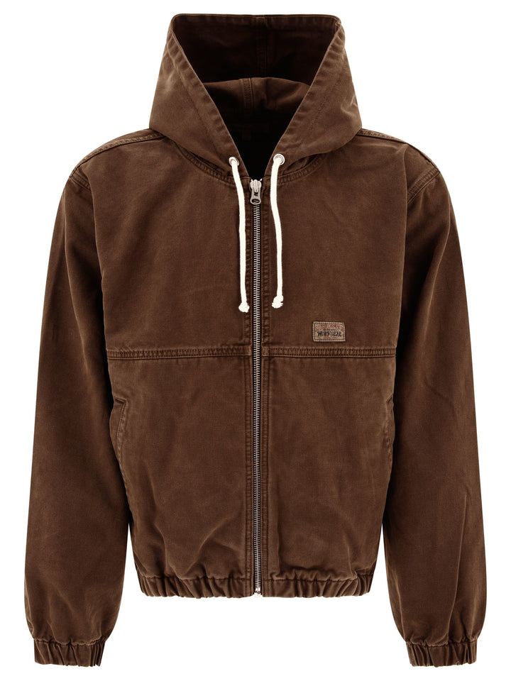 Work Jacket In Unlined Canvas Jackets Brown