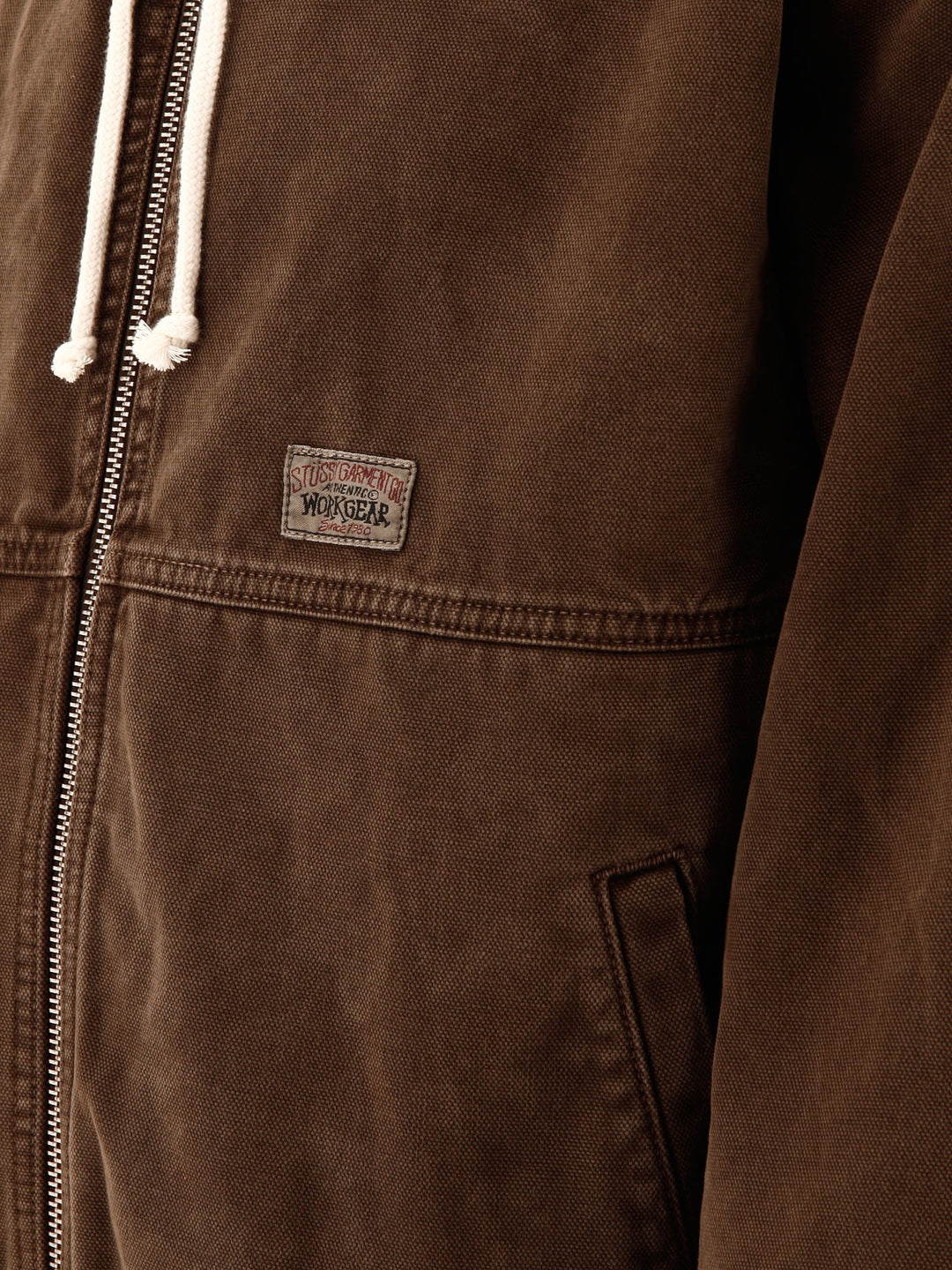 Work Jacket In Unlined Canvas Jackets Brown