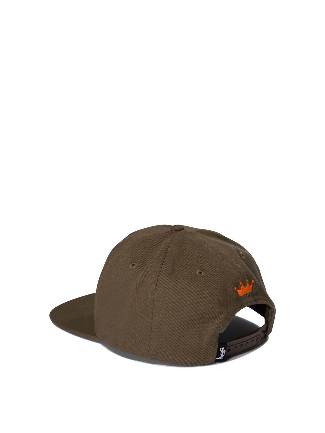 Mid-Depth Sport Snapback Hats Brown